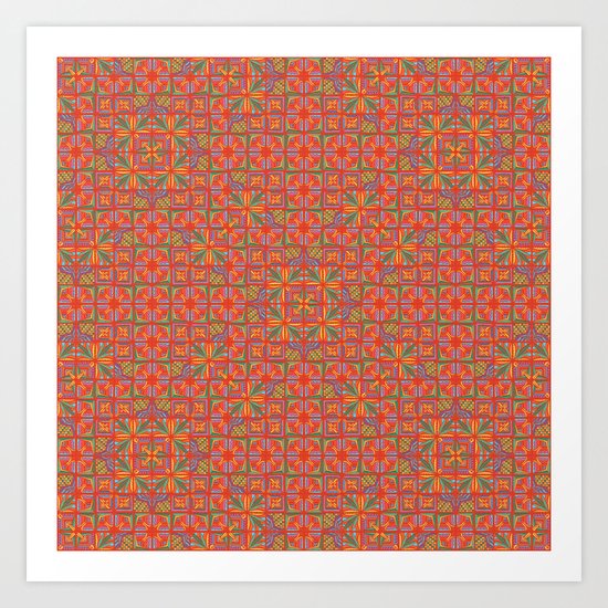 A Conundrum of Colour. Art Print
