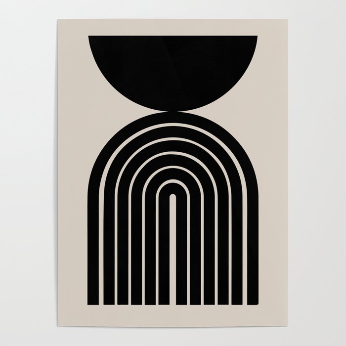 Mara - Mid Century Modern Abstract Art Poster