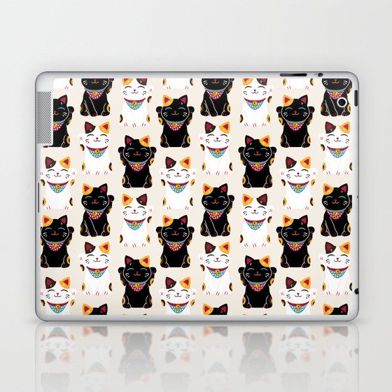 Maneki Neko - Lucky Cats Laptop & iPad Skin