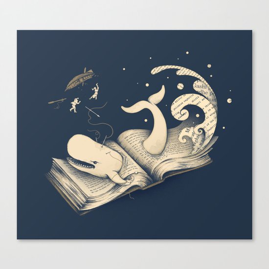 Moby Dick Canvas Print