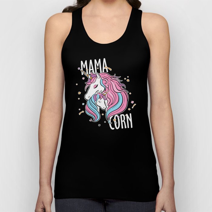 Mama corn cute unicorn mama mothersday 2022 Tank Top