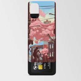 The Great Wave of Sakura off Modern Kanagawa Android Card Case