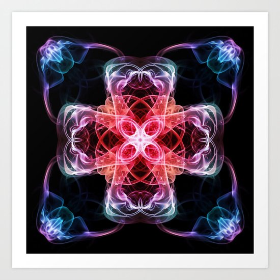 Smoke Art 77 Art Print