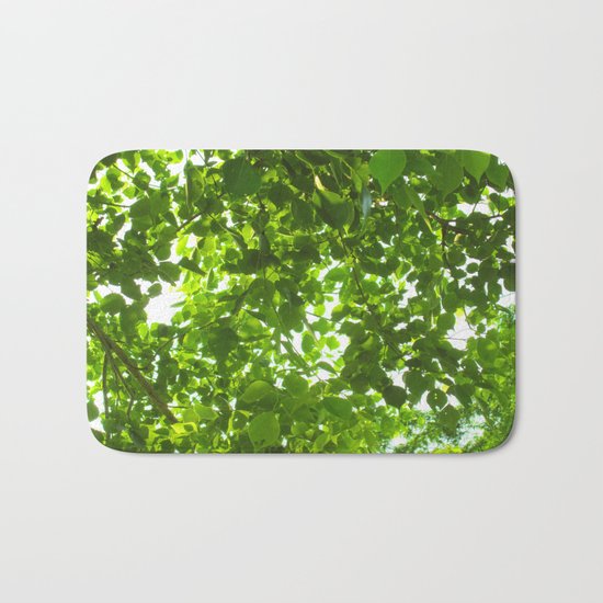 Green #Nature Bath Mat
