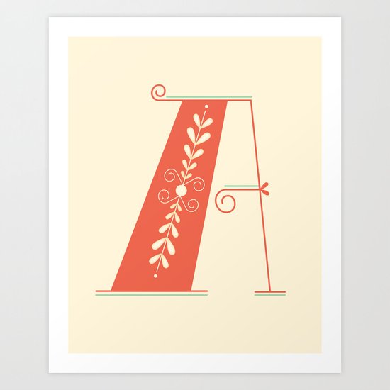 Aa Art Print
