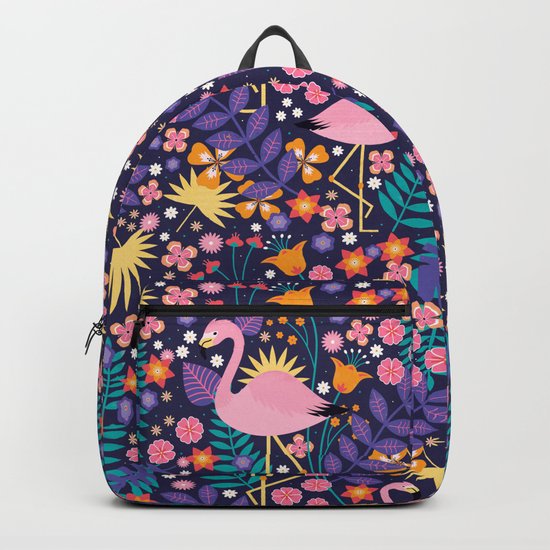 Flamingo Tropical Backpack