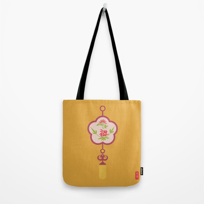Chinese Antique - Lucky Knot Tote Bag