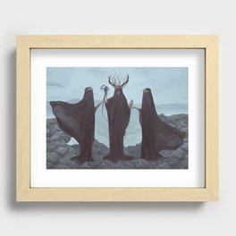 Unholy Trinity Recessed Framed Print