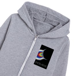 NASA-planet-asteroid poster Kids Zip Hoodie