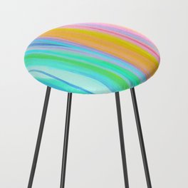 Color Map Counter Stool