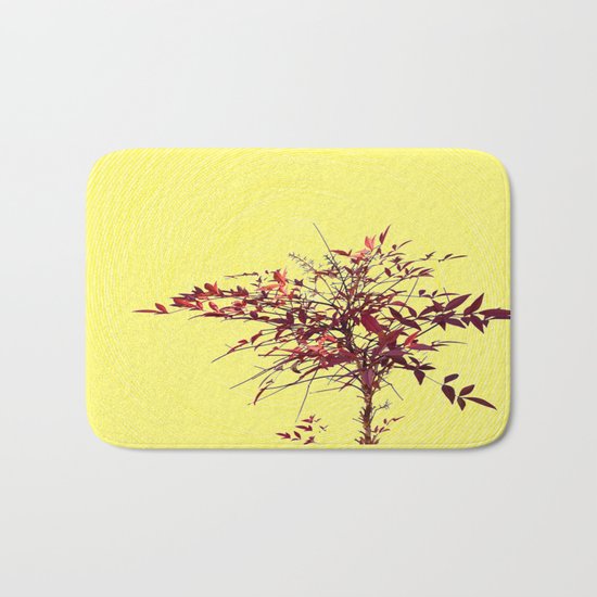 Spiral and Tree Bath Mat