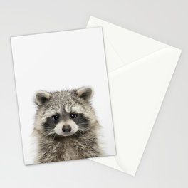 Raccoon Stationery Card
