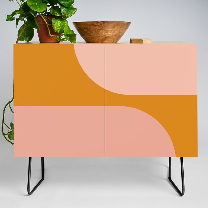 Modern Minimal Arch Abstract LXXI Credenza