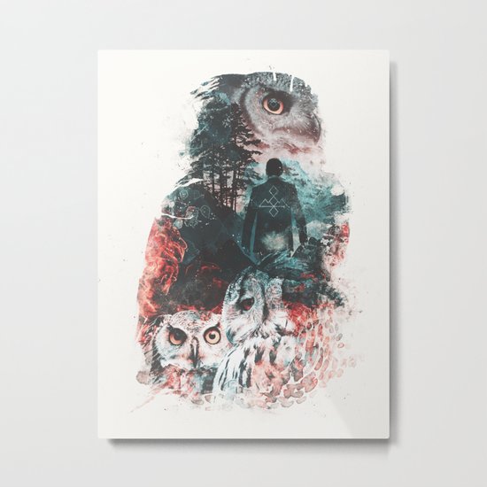 Not What They Seem Inspired by Twin Peaks Metal Print