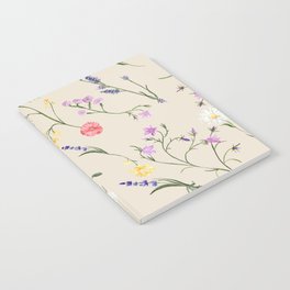 Wildflower and Lavender Notebook