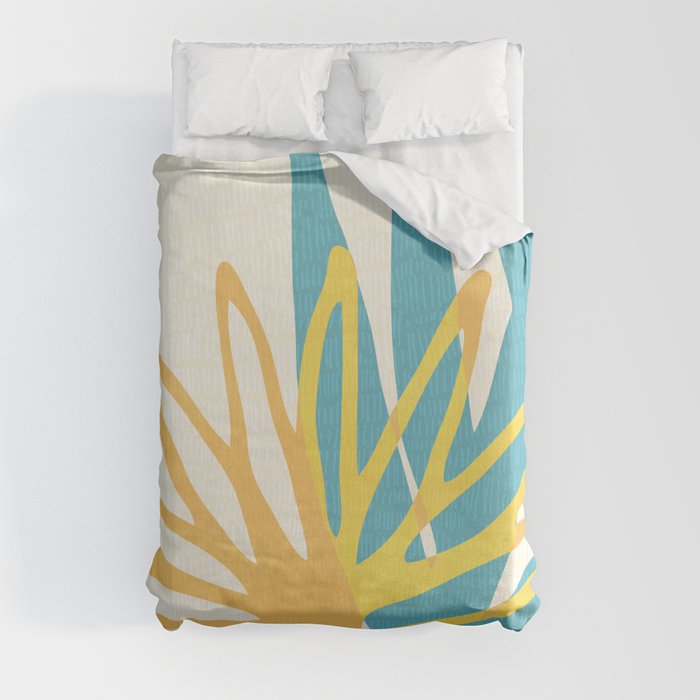 Happy Summer Abstract Duvet Cover