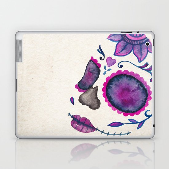 Sugar Skull Head Laptop & iPad Skin
