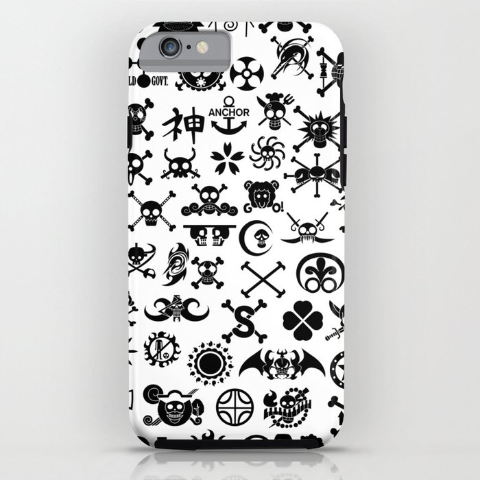 One Piece Jolly Roger iPhone Case by onepiecechibiproject ...