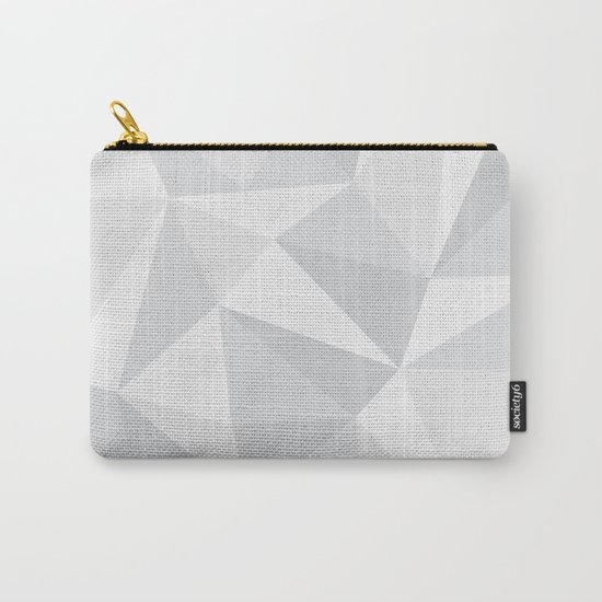 White Deconstruction Carry-All Pouch