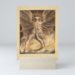 The Great Red Dragon and the Woman Clothed with the Sun by William Blake Mini Art Print | Romanticism, Blake, Greatest, English, Masterpieces, Enlightenment, Painting, Greatreddragon, Morbid, Williamblake 