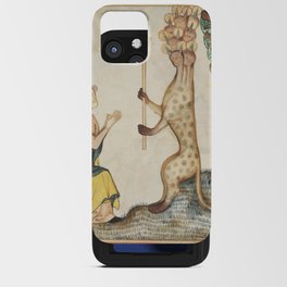 Medieval king monster art vintage  iPhone Card Case