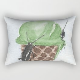 ice cream pistachio Rectangular Pillow