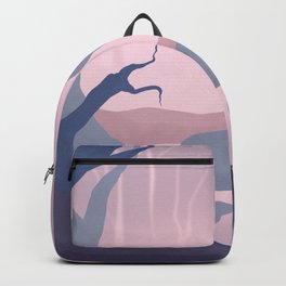 In the Depths of the Forest | Abstract Minimalist Art Backpack