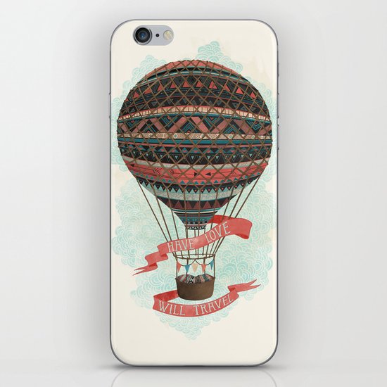 have love, will travel iPhone & iPod Skin