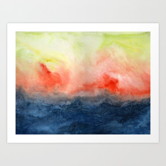 Brush Fire Art Print