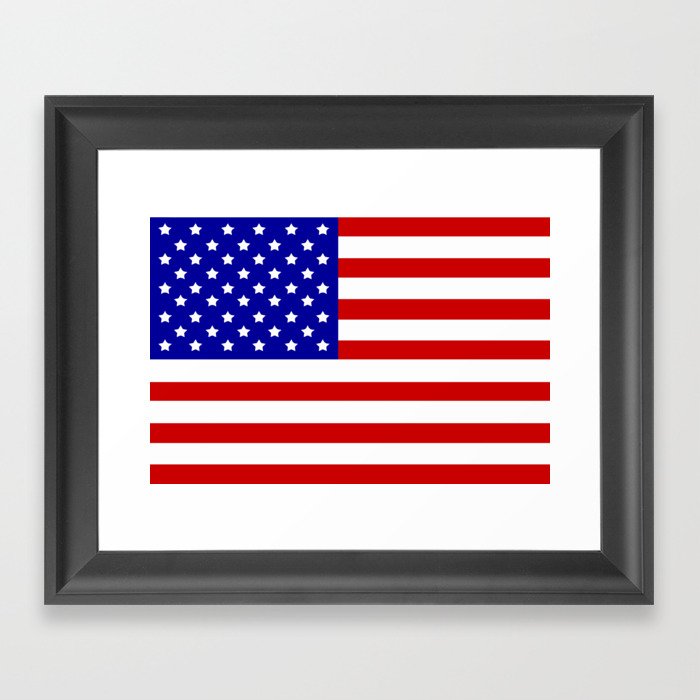 Original American flag Framed Art Print