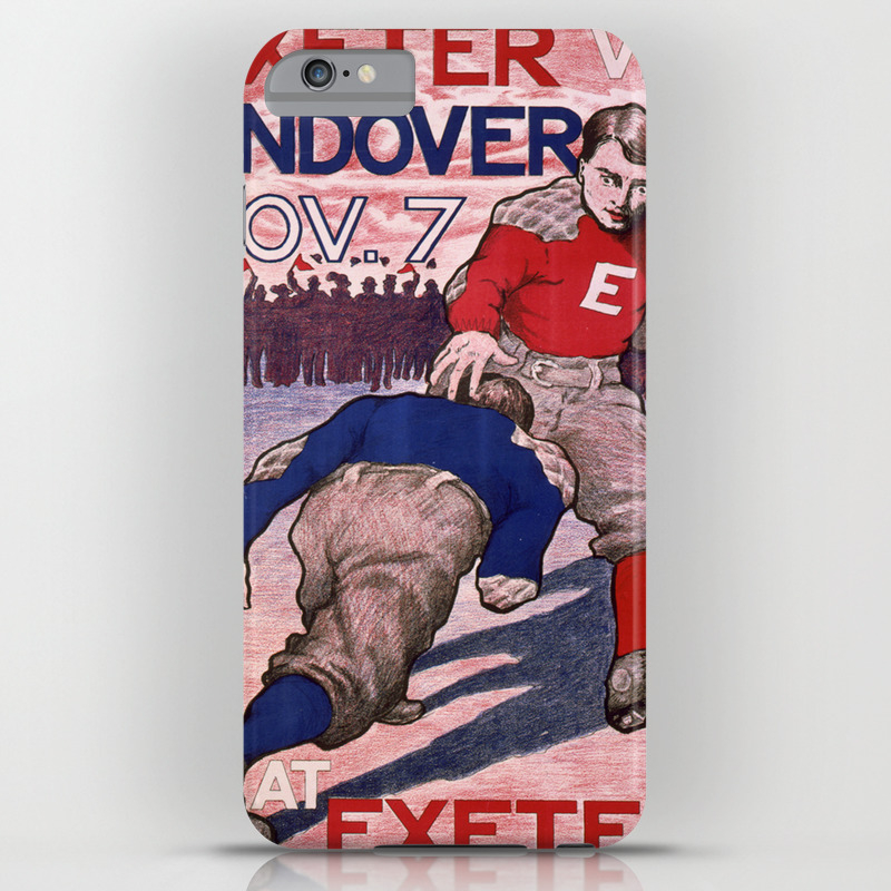 Vintage Poster Exeter Vs Andover College Football Iphone Case