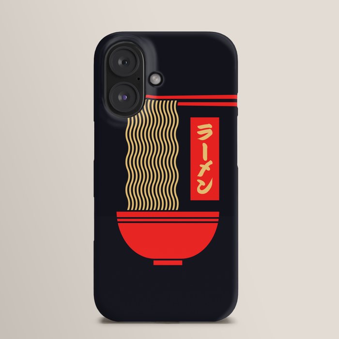 Society6  iPhoneケース  日本 ラーメン Ramen Minimal - Black iPhone Case by neotokyo | Society6