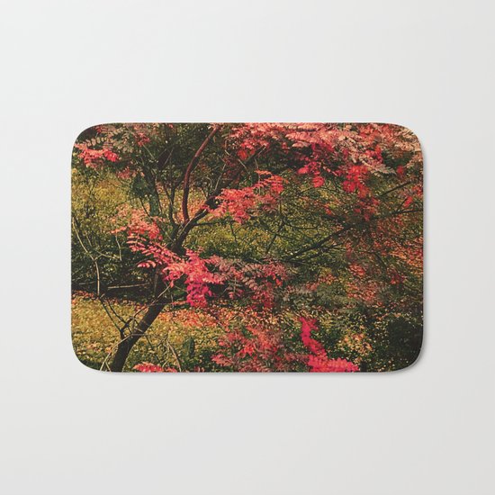 Autumn in the Garden 2 Bath Mat