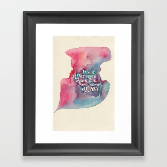 My Touch Framed Art Print