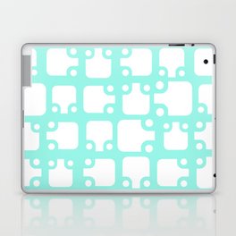 Mid Century Modern Abstract Pattern Mint Green 2 Laptop Skin