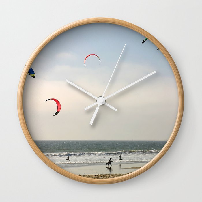 Kite Surfing Wall Clock