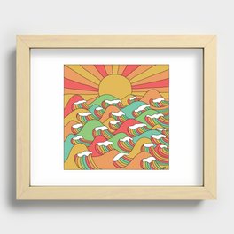 Lots-O-Waves! Recessed Framed Print