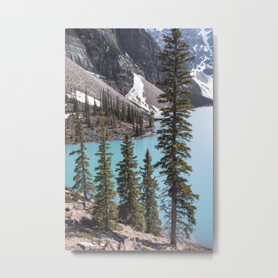 Moraine Lake Vertical Print Metal Print