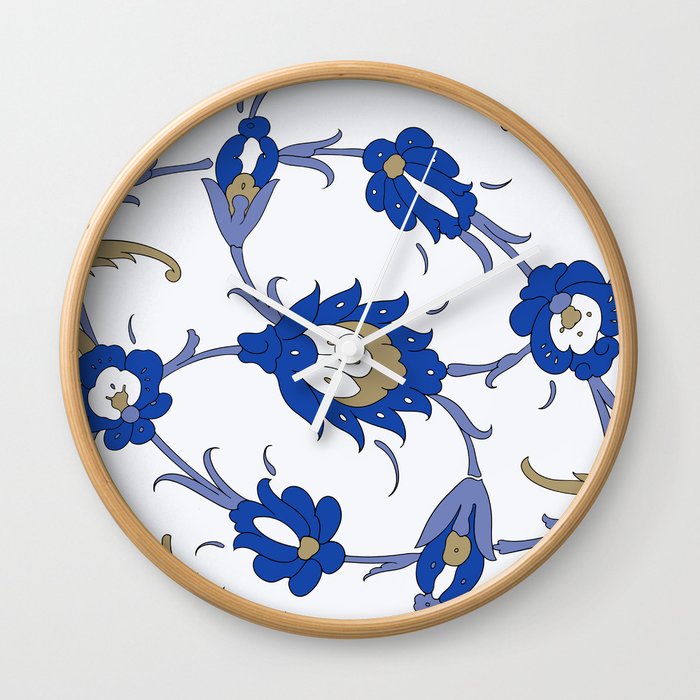  Iznik — Turkish pattern 15 Wall Clock