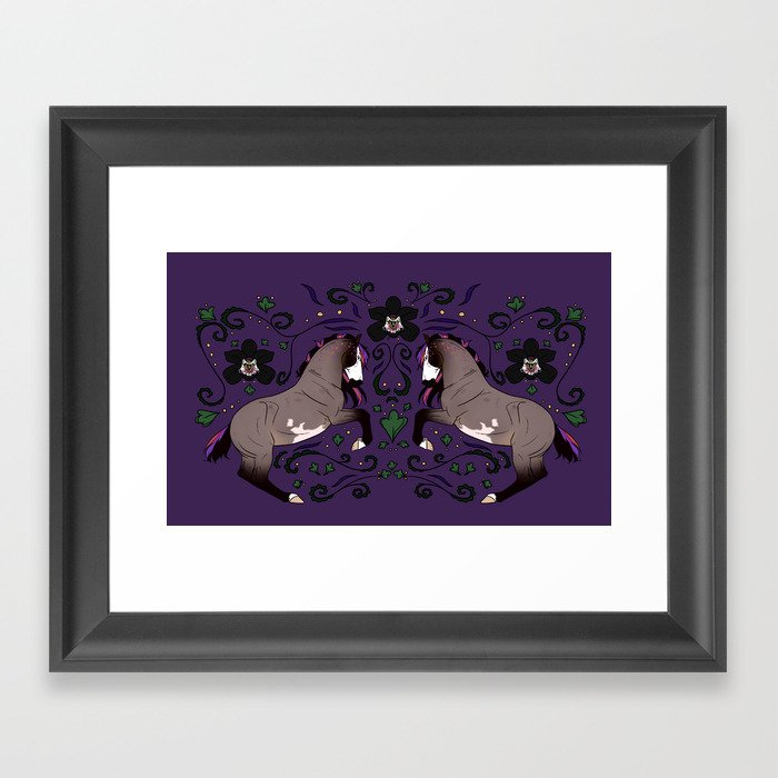 Black Orchids Framed Art Print By Cheeseysstore Society6