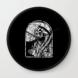 Death Before Decaf Wall Clock | Skeleton, Skulls, Coffees, Scary, Bone, Spooky, Cappucino, Caffein, Bones, Coffee 