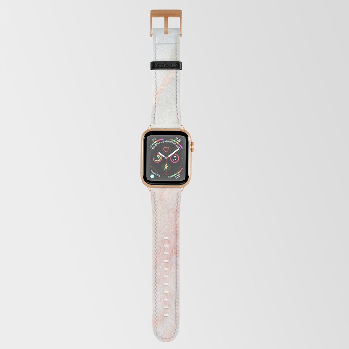 Softest blush pink marble Apple Watch Band by marbleco Society6