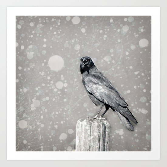 The Stately Raven Art Print