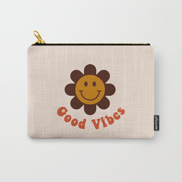 Good Vibes Retro Smiley Face Art Print by MXTP | Society6