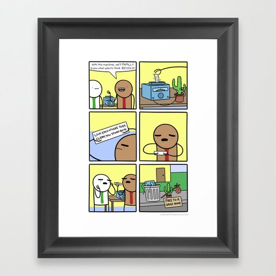 Antics #344 - the downside of science Framed Art Print