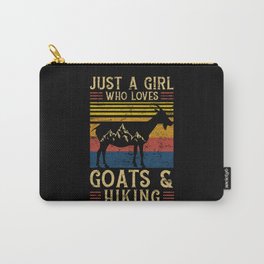 Just A Girl Who Loves Goats And Hiking Carry-All Pouch