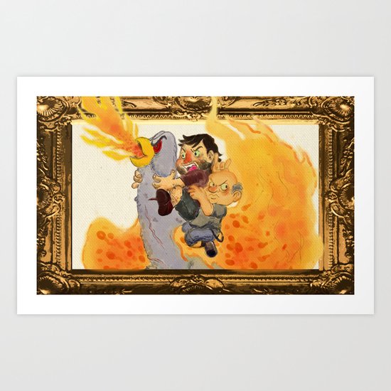 "Rize of the Fenix" by Virginia McCarthy & Cap Blackard Art Print