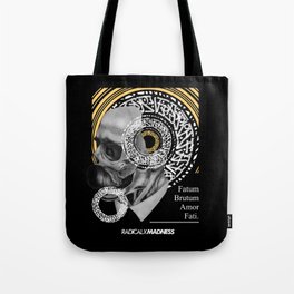 Grafitty Latter Skull Black Tote Bag