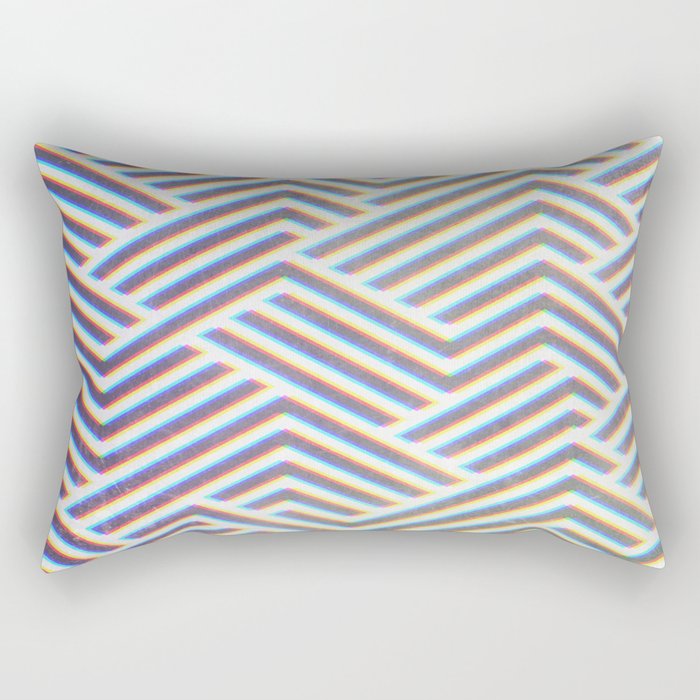 3D Labyrinth Rectangular Pillow