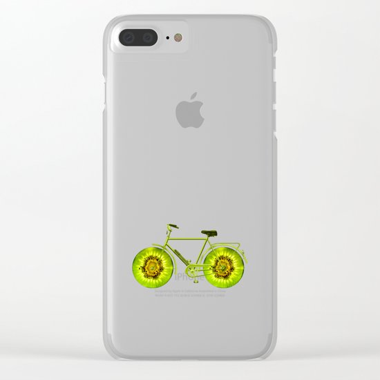 Kiwi Bike Clear iPhone Case